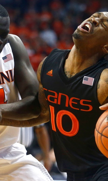 Miami stifled by Virginia, win streak ends with 1st ACC loss of season
